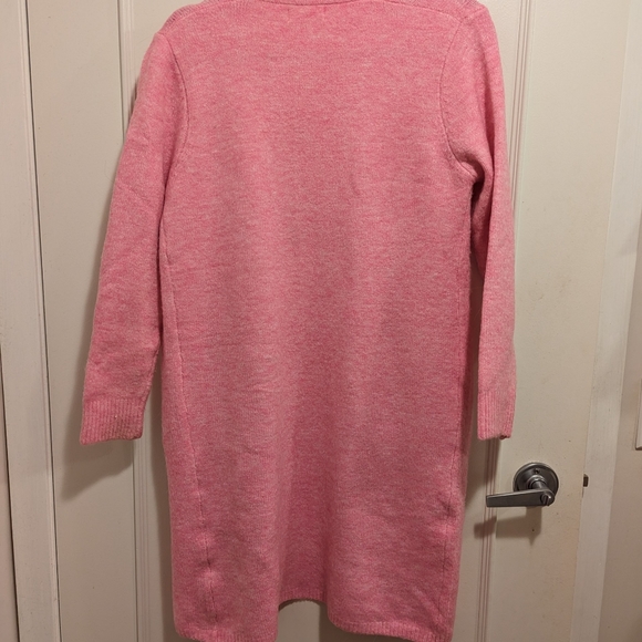 Neon Pink Miracle Long Cardigan - Picture 2 of 5